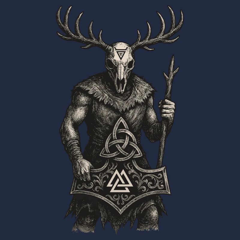 Forest Guardian | Valknut & Mjölnir Totem