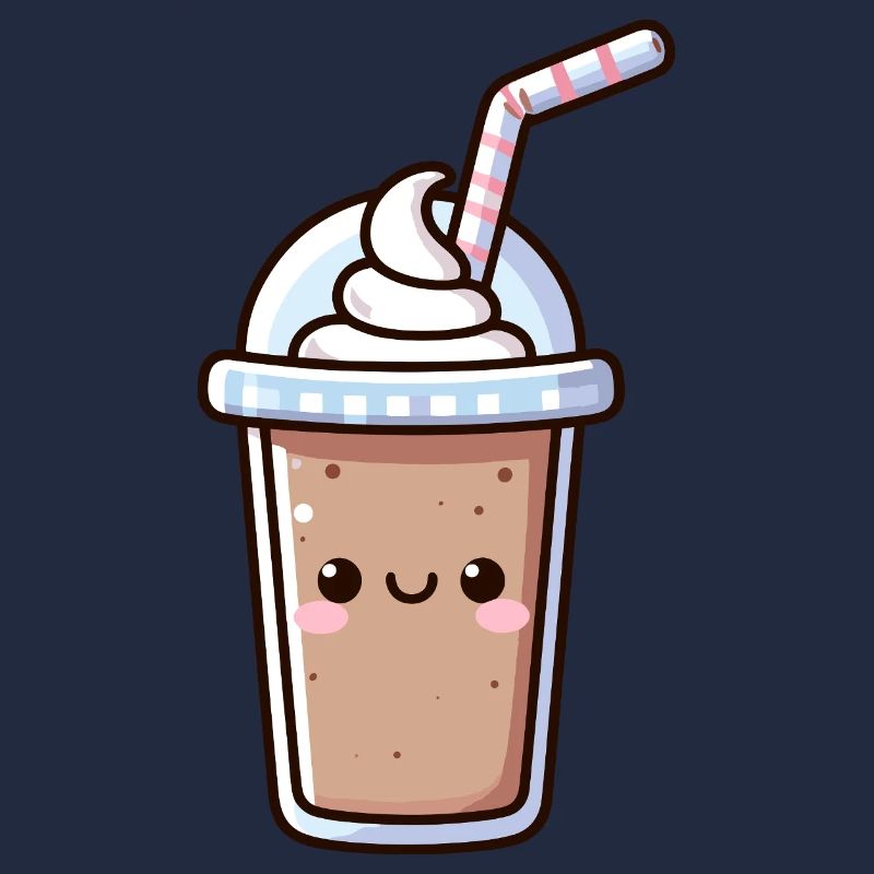 Niedliche Milchshake-Illustration