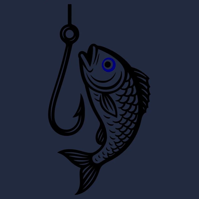 Fish Hook Fish Icon