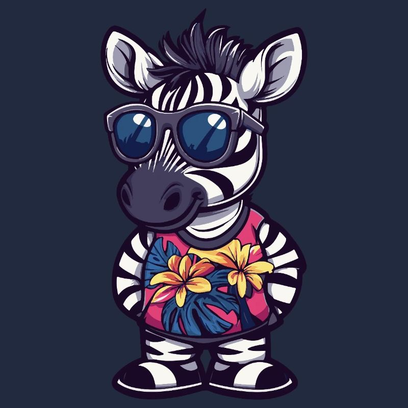 Zebra Comic Urlaub
