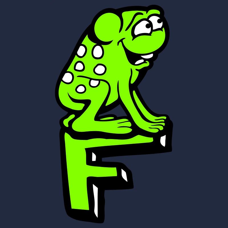 Letter F Frog Toad Name ABC Learning School