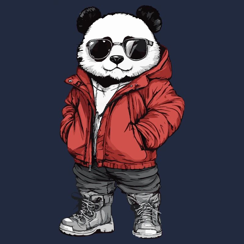 Panda Cool Winter
