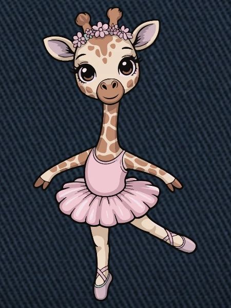 Giraffen Giraffe Ballet Ballerina