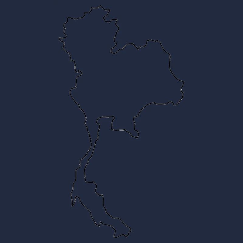 Thailand-Kartenübersicht