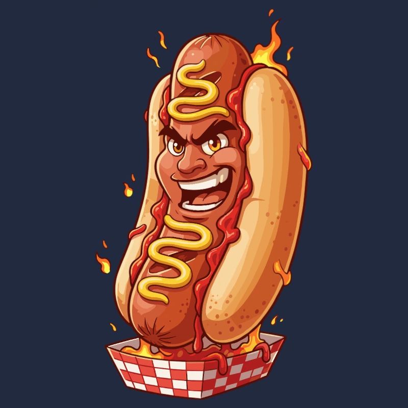 Feuer Hotdog 