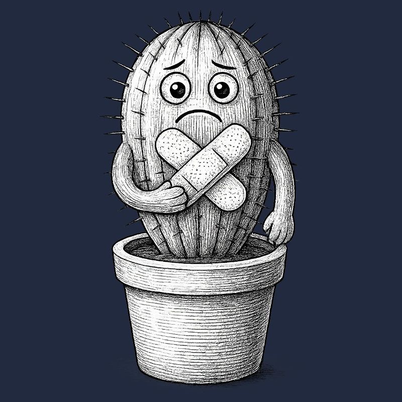 Bandaged Sad Cactus