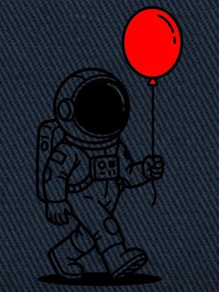 Astronaut mit Ballon
