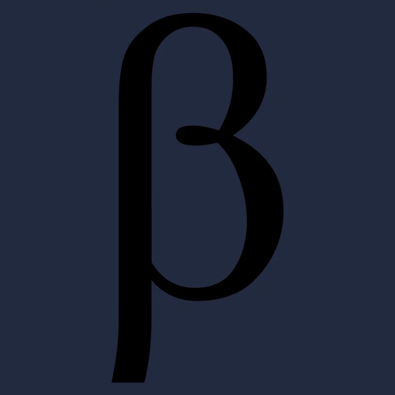 Beta griechischen Buchstaben