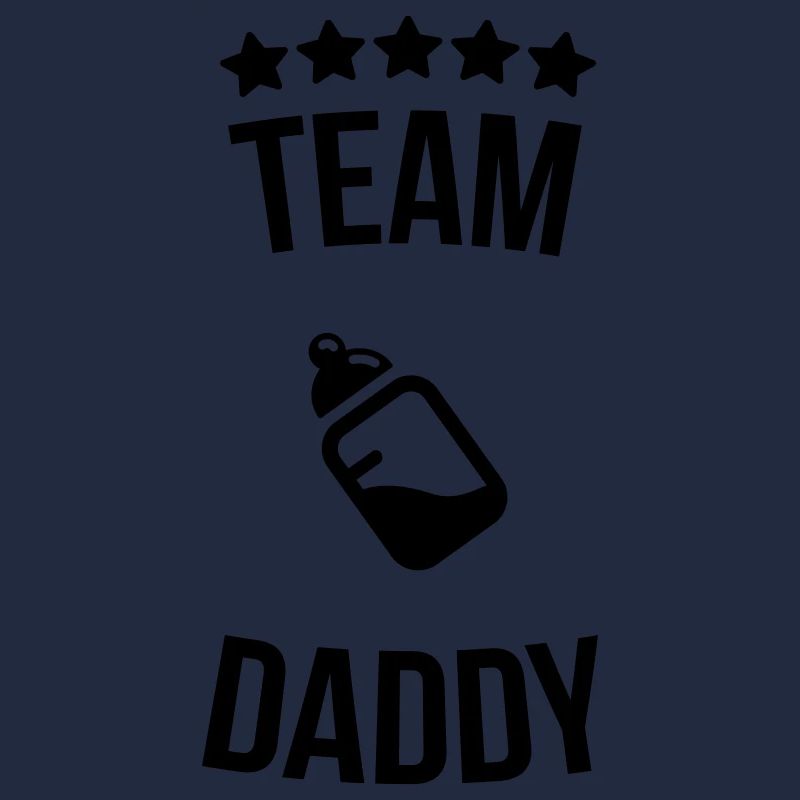 Team Daddy Vati Vater Fläschchen Milch