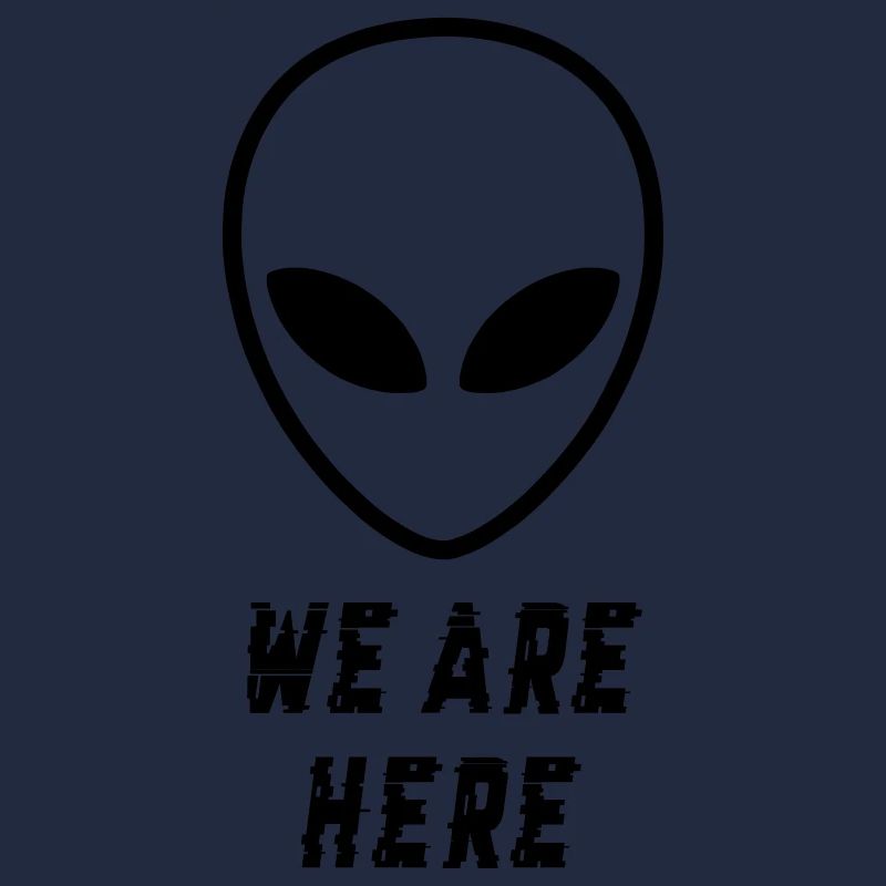 Alien waren hier