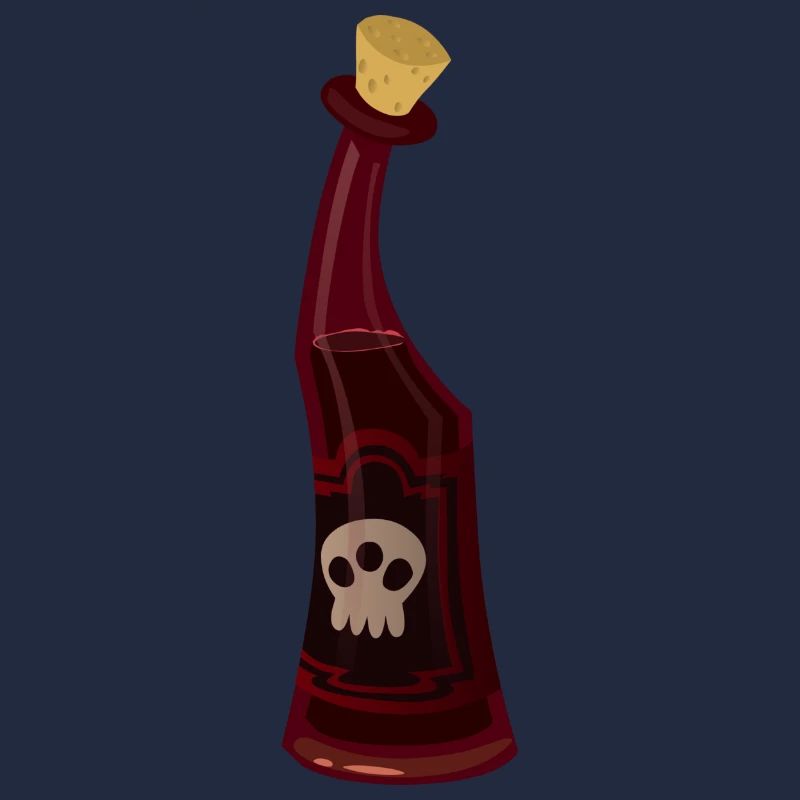 Flasche mit Gift