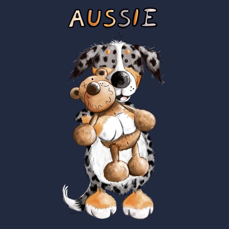 Aussie with teddy