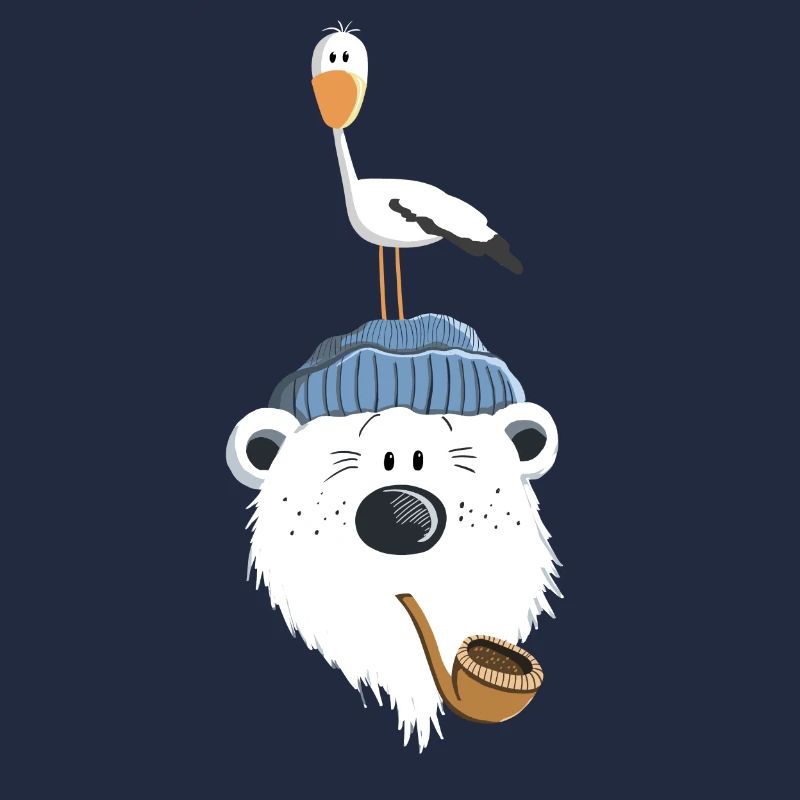 Bär mit Möwe