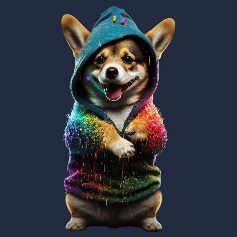 Pup élégant