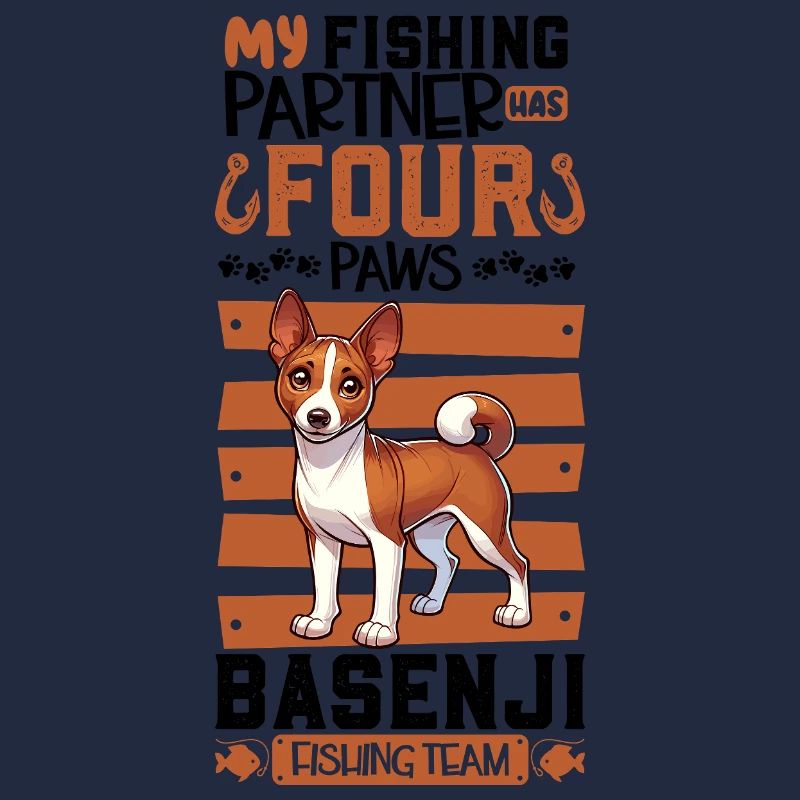 Pêche et Basenji