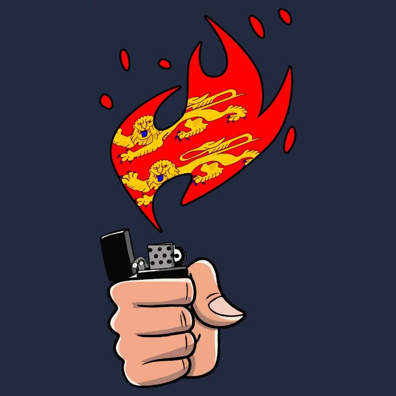 Normandy Flame Lighter Pride Normandy Region