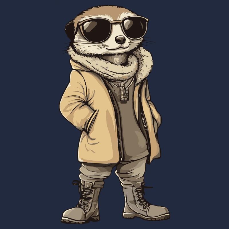 Erdmännchen Cool Winter