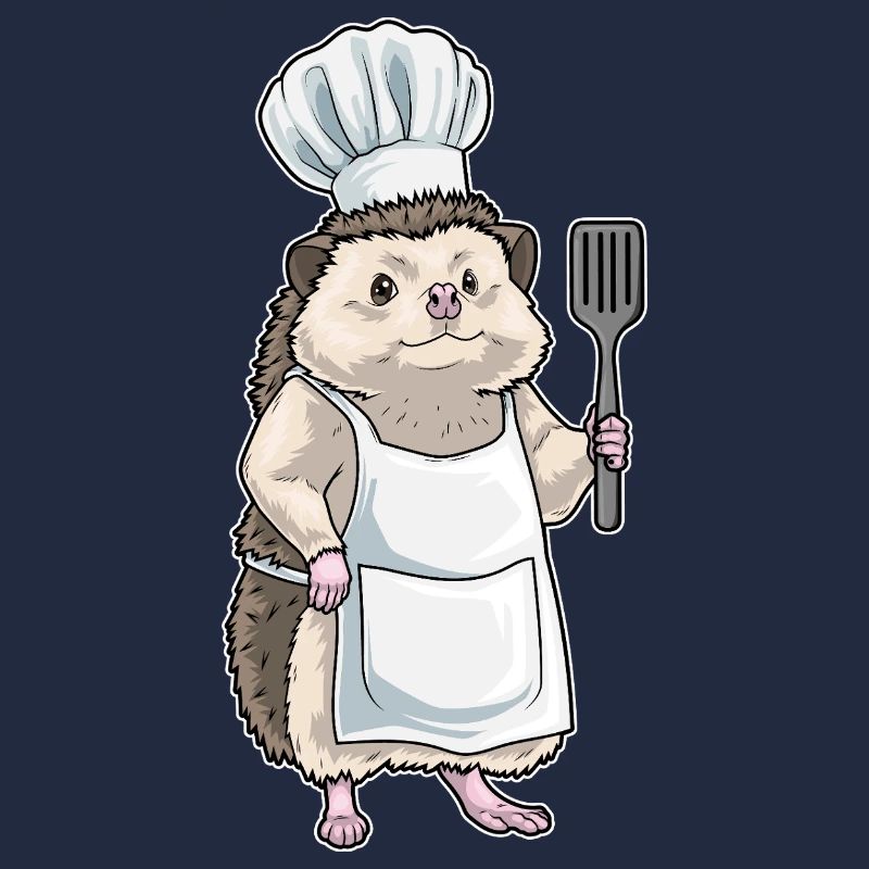 Igel Koch Pfannenwender Kochen