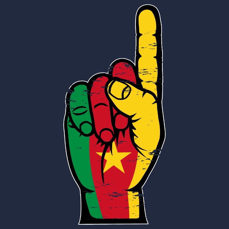 Drapeau du Cameroun numéro 1 utilisé