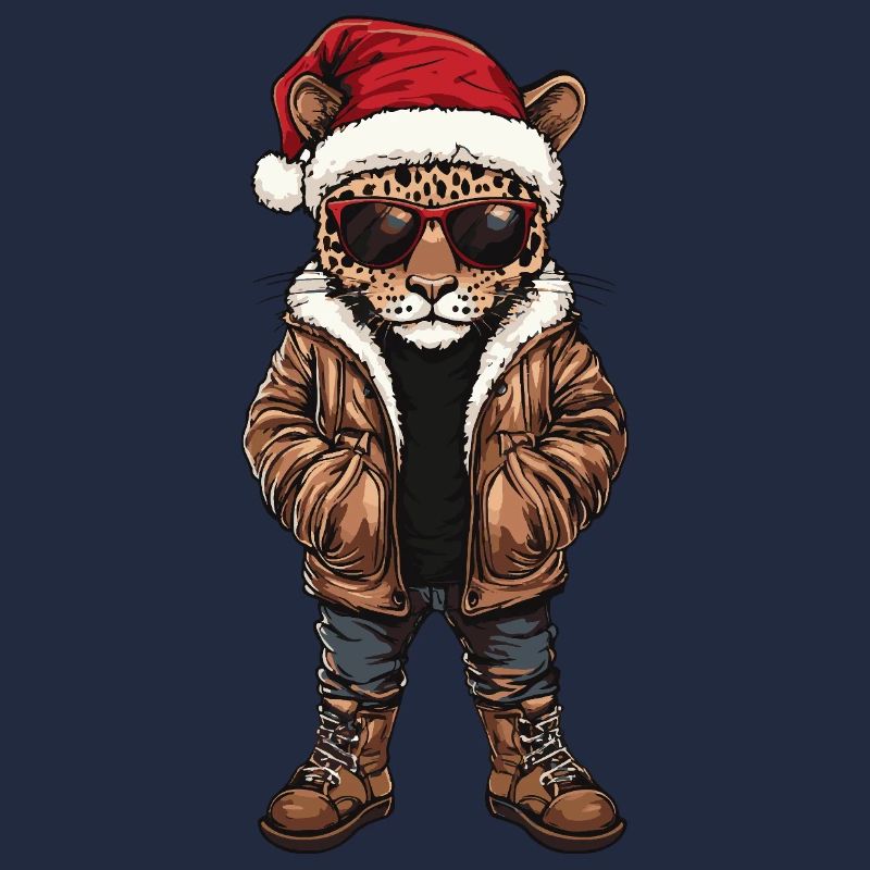 Noël Léopard Hiver