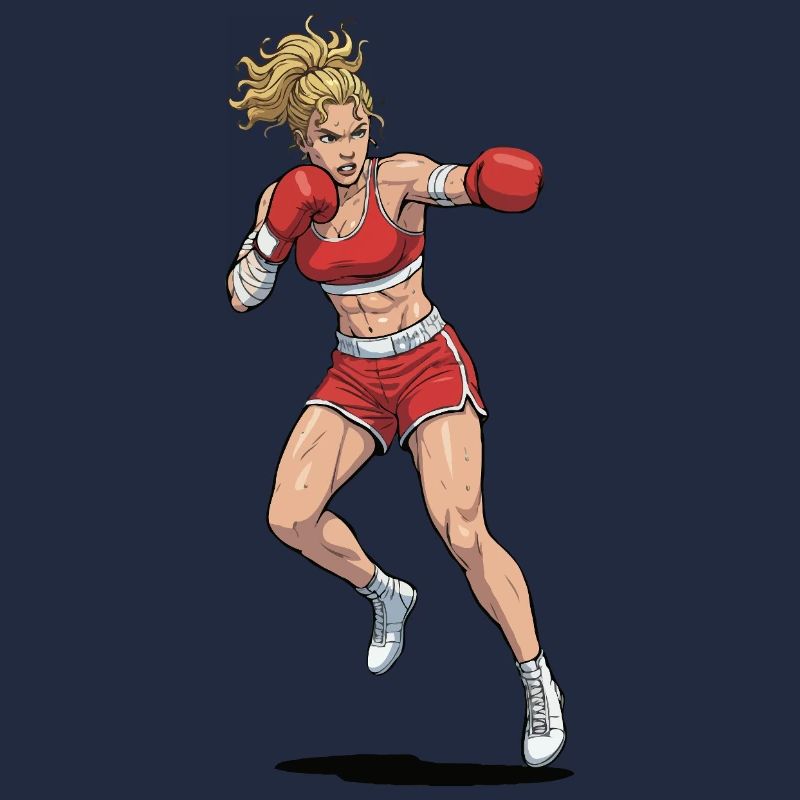Boxer-Ehefrau