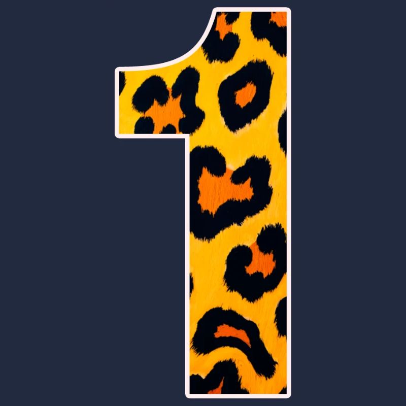 Leopard print yellow-orange