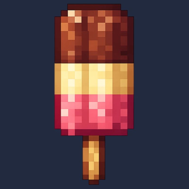 Retro Pixel Popsicles