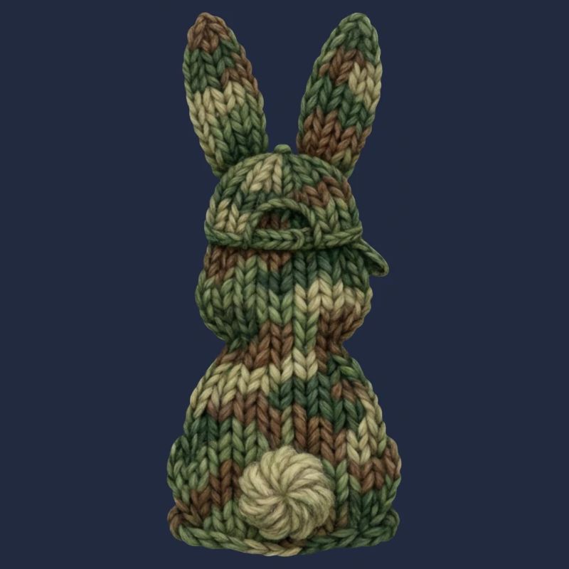 Bunny from Behind Cap Camouflage Cap Camouflage