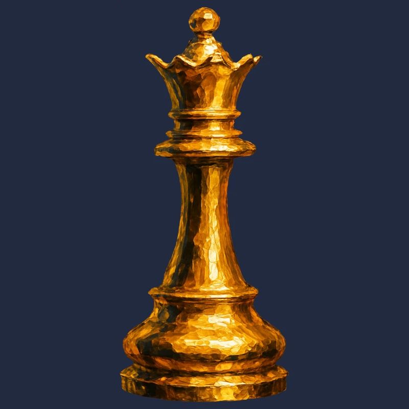 La Dame d'Or : Puissance Absolue Échecs