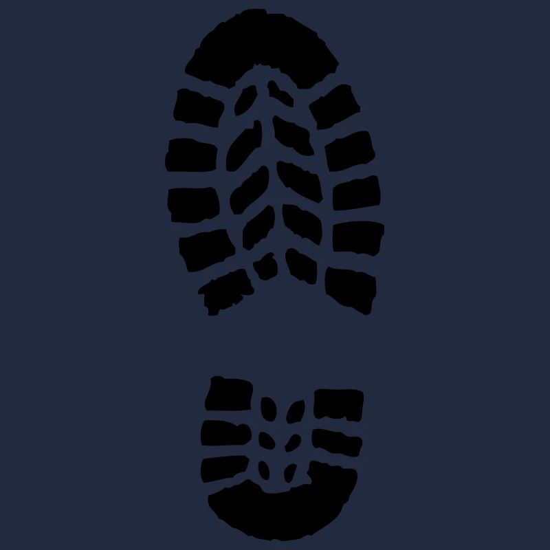 Schuhabdruck