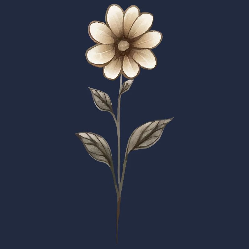 Blumen-Skizze