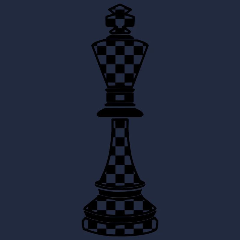 Chess king plaid