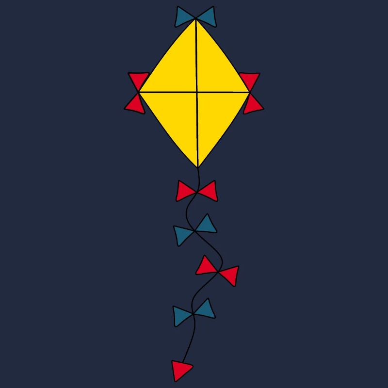 Drachen bunt Herbst