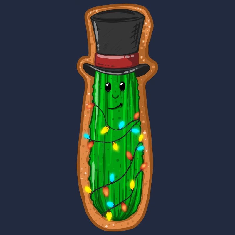 Concombre de Noël avec haut-de-forme