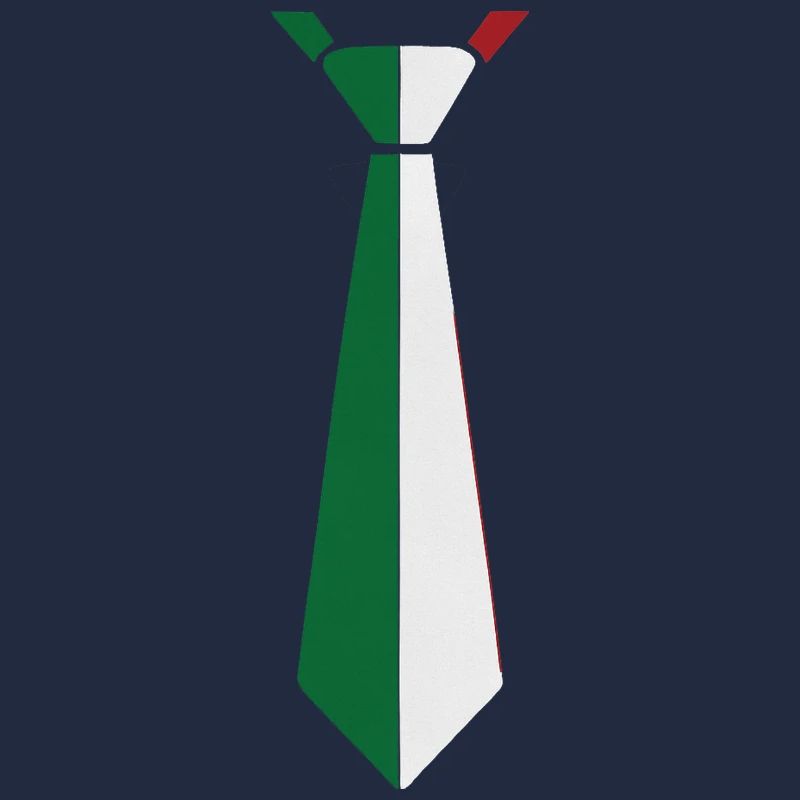 Cravate Italie – Conception du drapeau