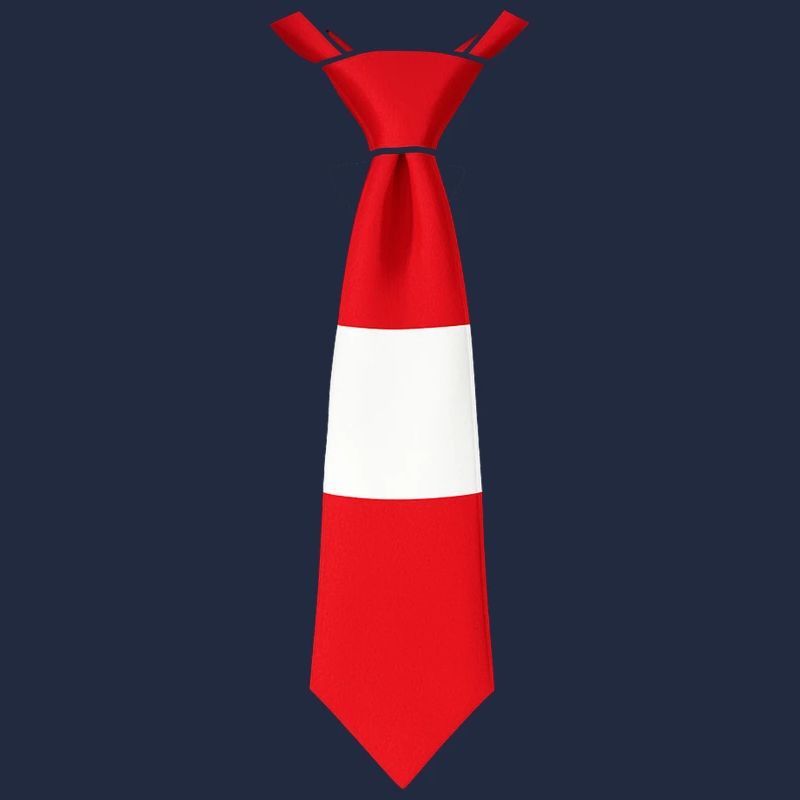 Lettische Krawatte – Flaggendesign