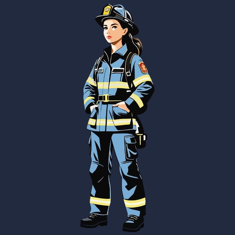 Firefighter - Profession Design Sticker