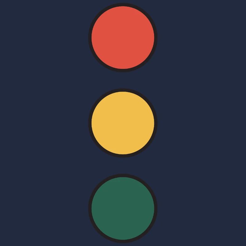 Color Wheel Stack: Red Yellow Green