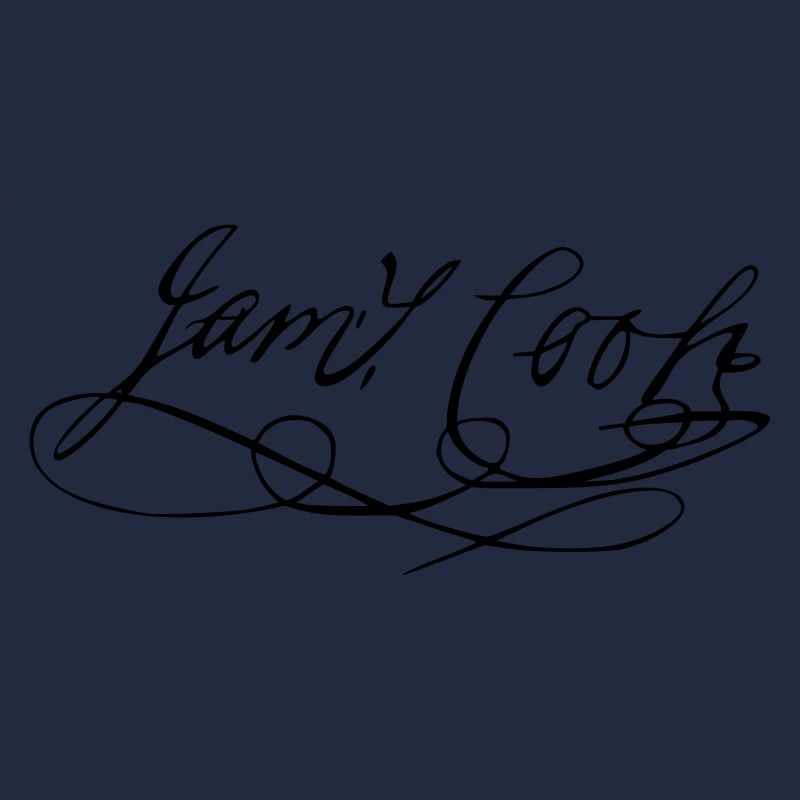 James Cook Autogramm
