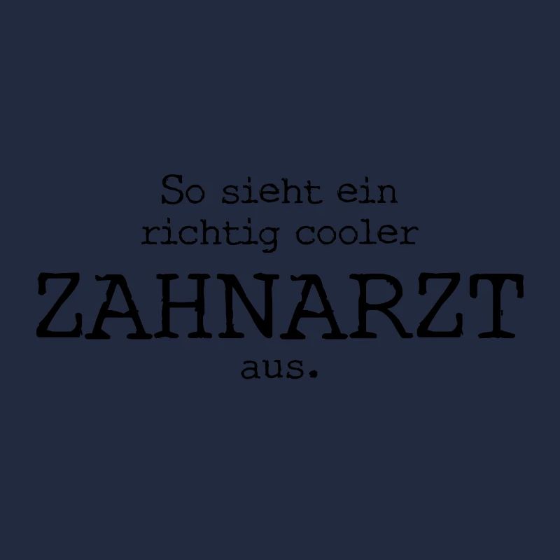 So sieht ein richtig cooler Zahnarzt aus.