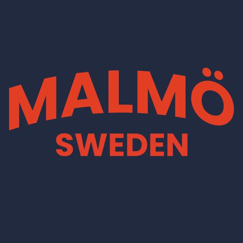 Malmö Red Typography