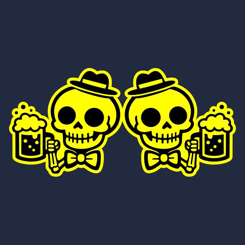 Skelett Bier Team Junggesellen