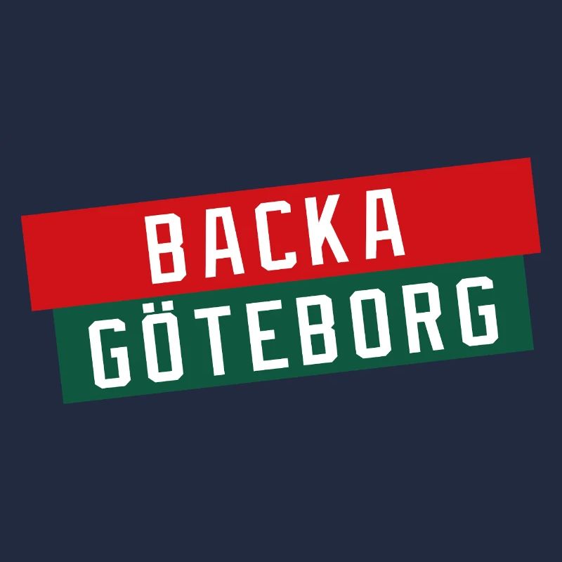Backa Göteborg Diagonaltext