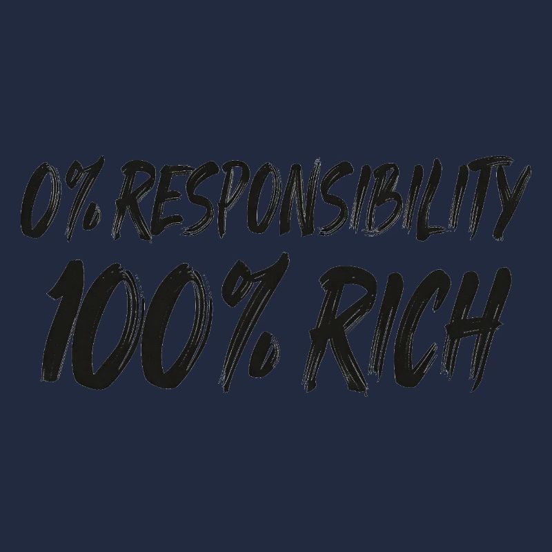 0% Responsibility 100% Wealth