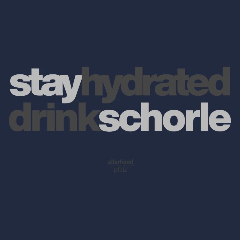 Restez hydraté, boissons spritzer