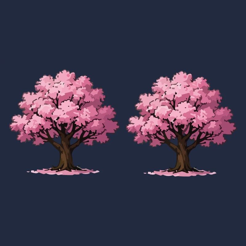 Cherry Blossom Tree Art