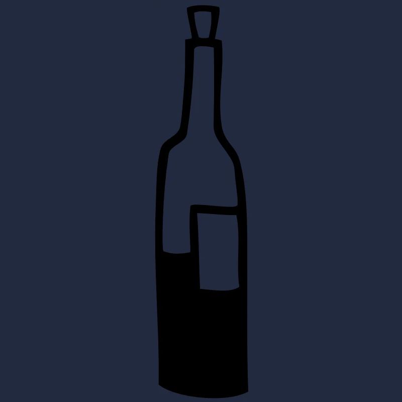 flasche halb voll
