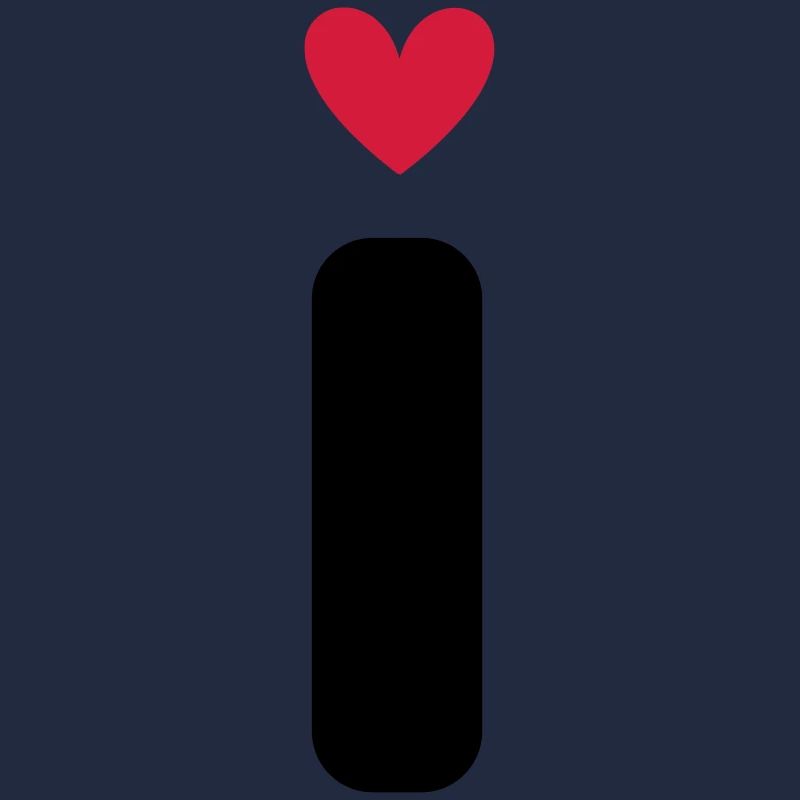 "I" mit Herzchen