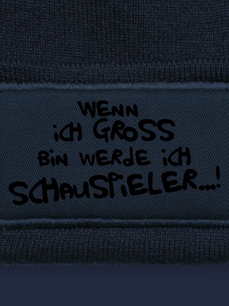 Ich werde Schauspieler