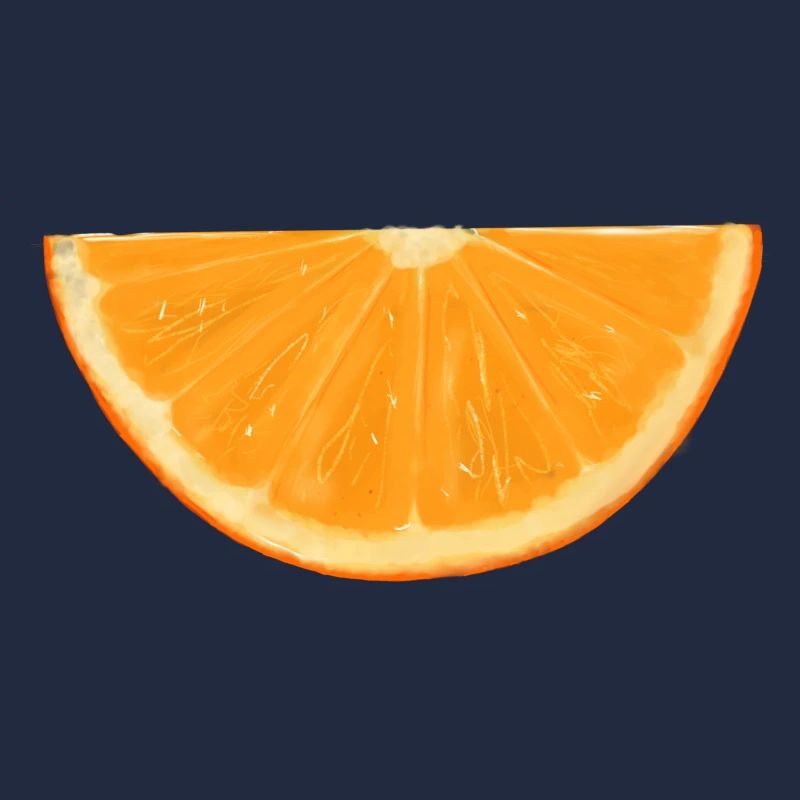 Orangenscheibe Printdesign
